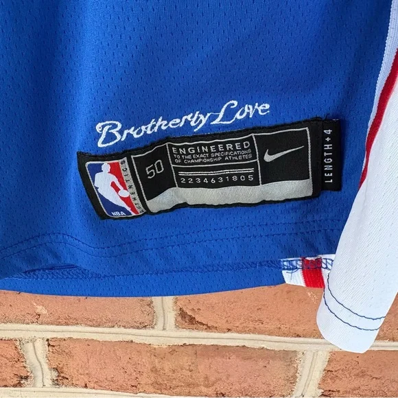 Red white and blue Philadelphia 76ers NBA Jersey. Ben Simmons. Nike - Picture 6 of 11